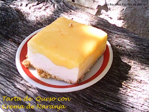 Tarta De Queso (cheesecake) Con Crema De Naranja Para Llevar
