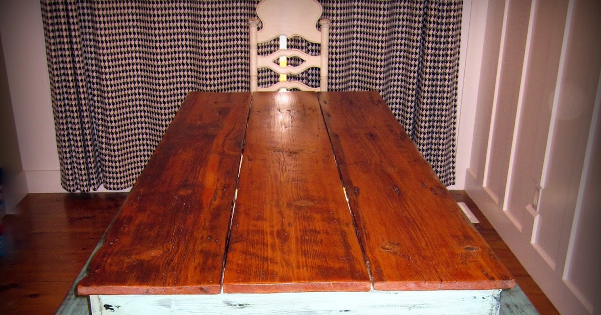 Zan Taylor Designs Old Barn Wood Table