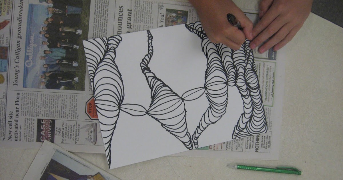 3d Line Art : Miss young s art room d line design with th grade