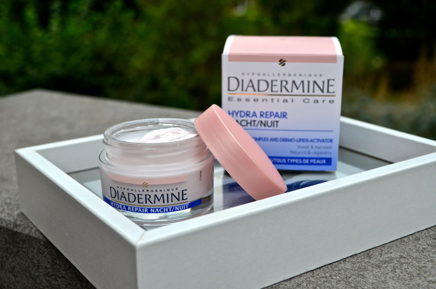 diadermine hydra repair nachtcreme review