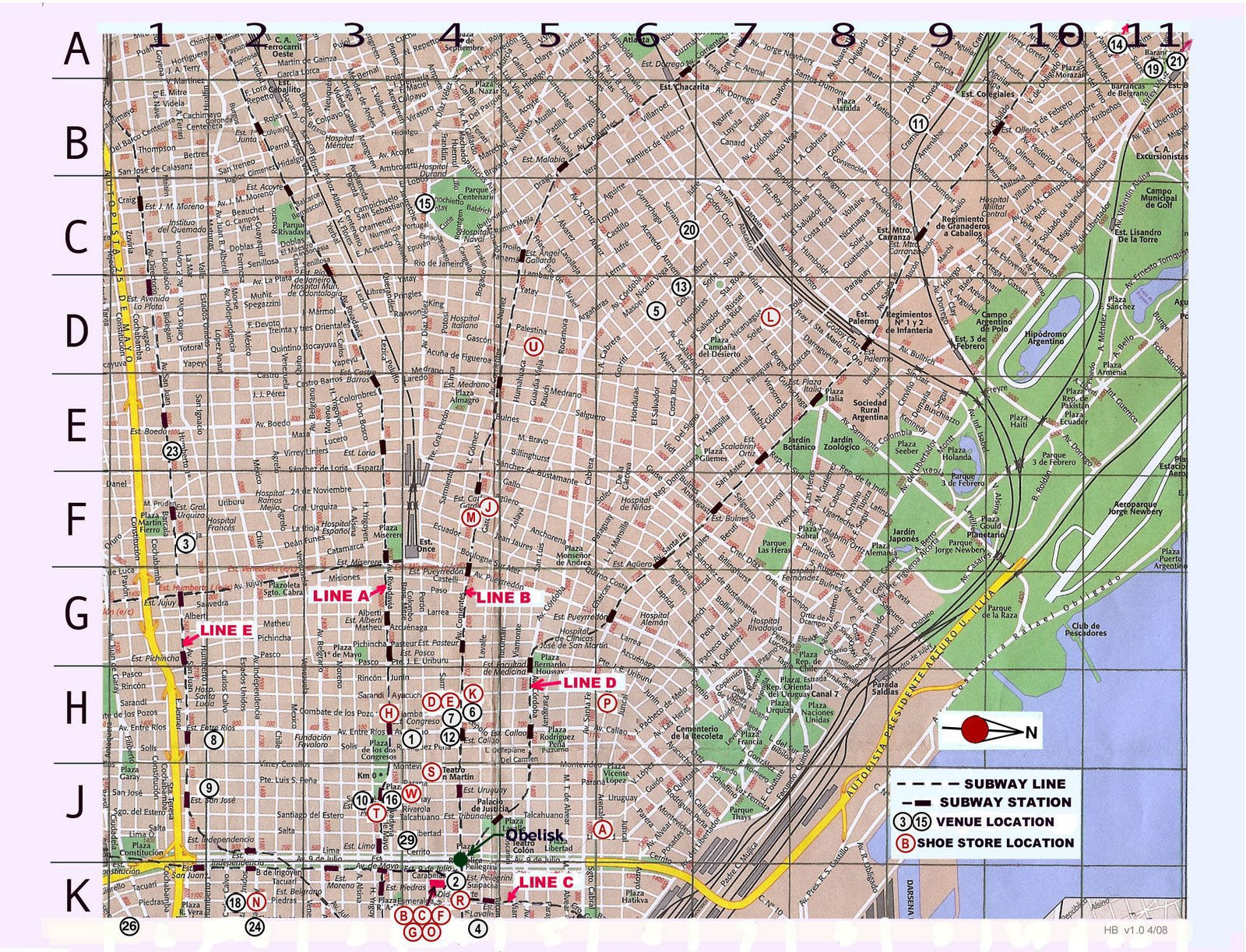 maps of dallas: Map of Buenos Aires, Argentina