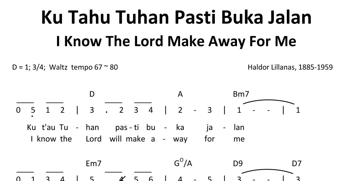 Pondok Mas Indah Ku Tahu Tuhan Pasti Buka Jalan I Know The Lord Make Away For Me