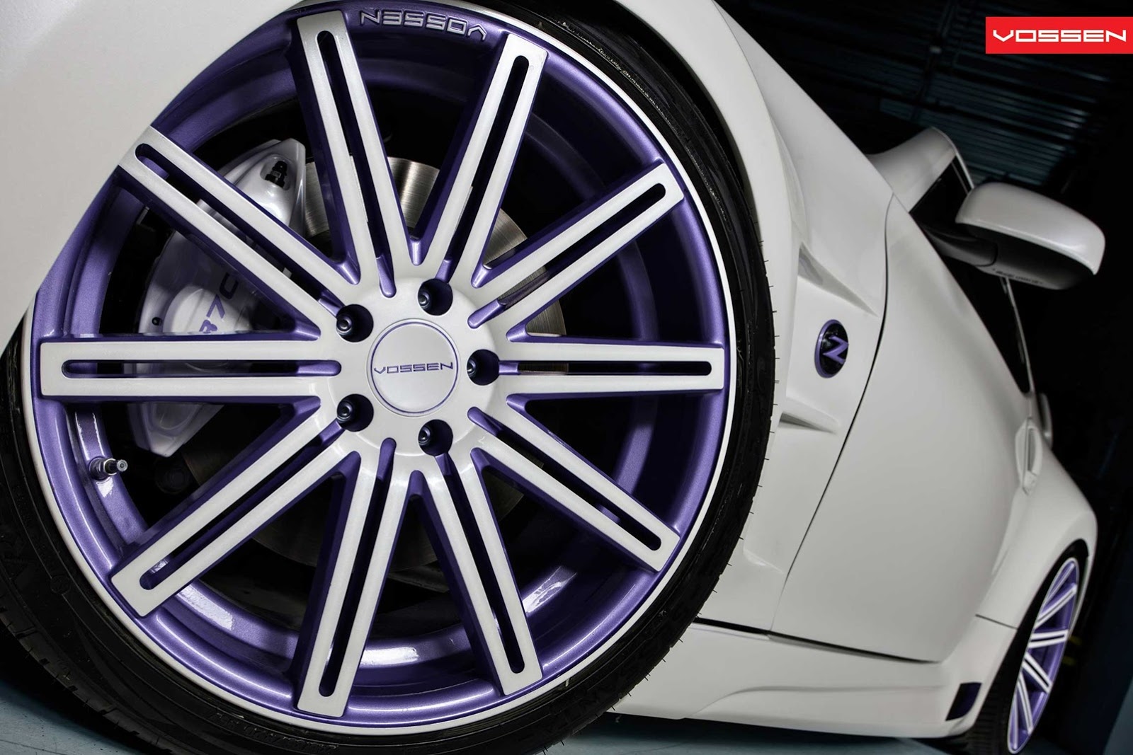 Vossen Wheels Showcases Purple Delight Nissan 370Z
