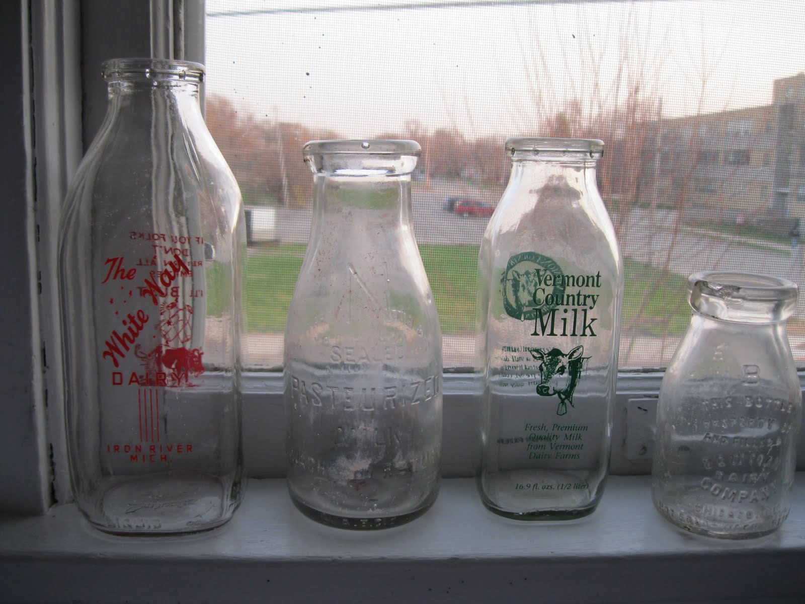 Apron History Milk Bottles