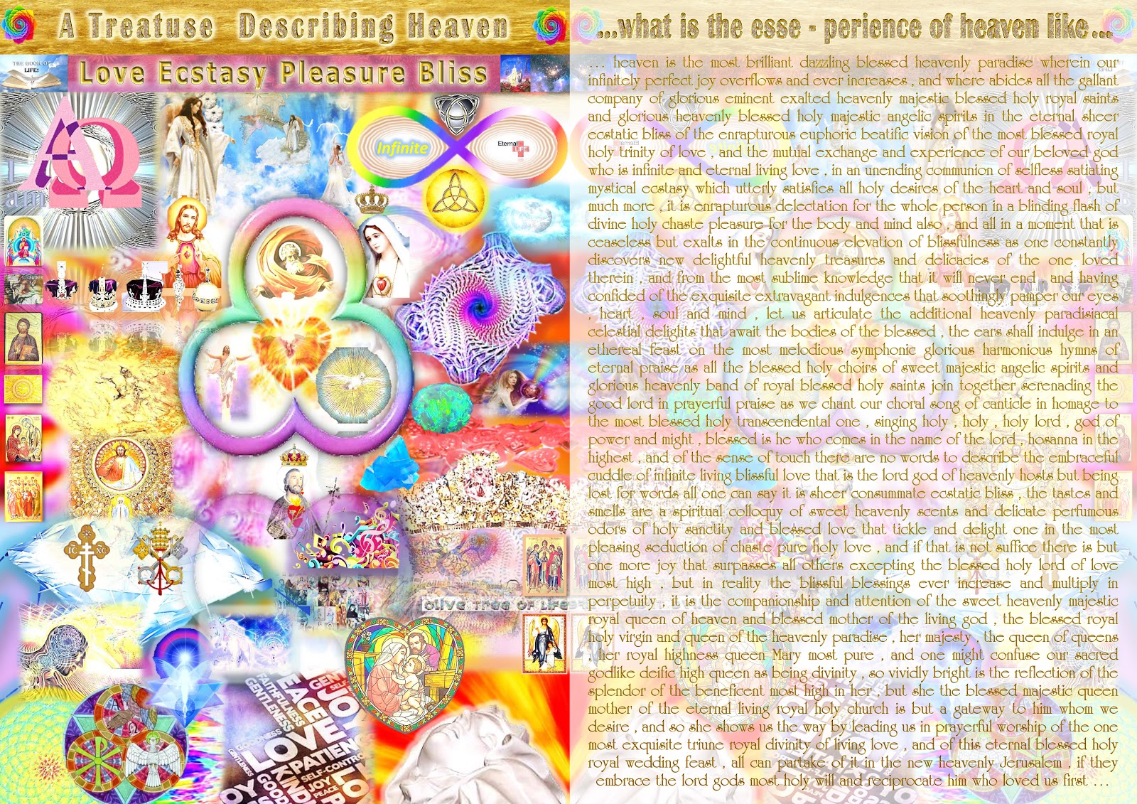 A Treatuse Describing Heaven Poster