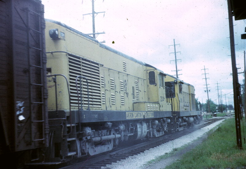 Eddie's Rail Fan Page An Akron, Canton & Youngstown Railroad freight