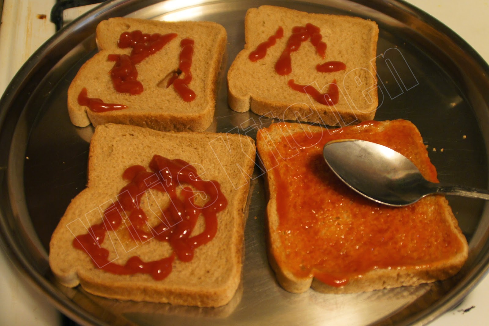 Viki 's Kitchen Indian bread omelet