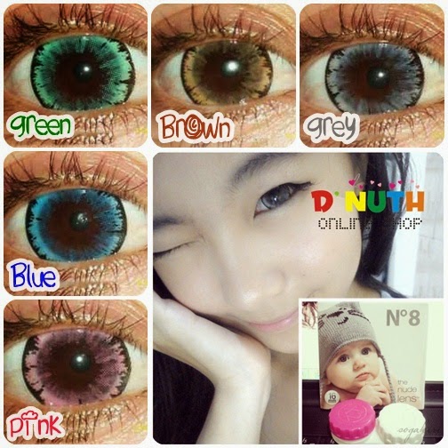 Softlens X2 Ice N 8 Baby Nude Big Eyes Pejalan Kaki