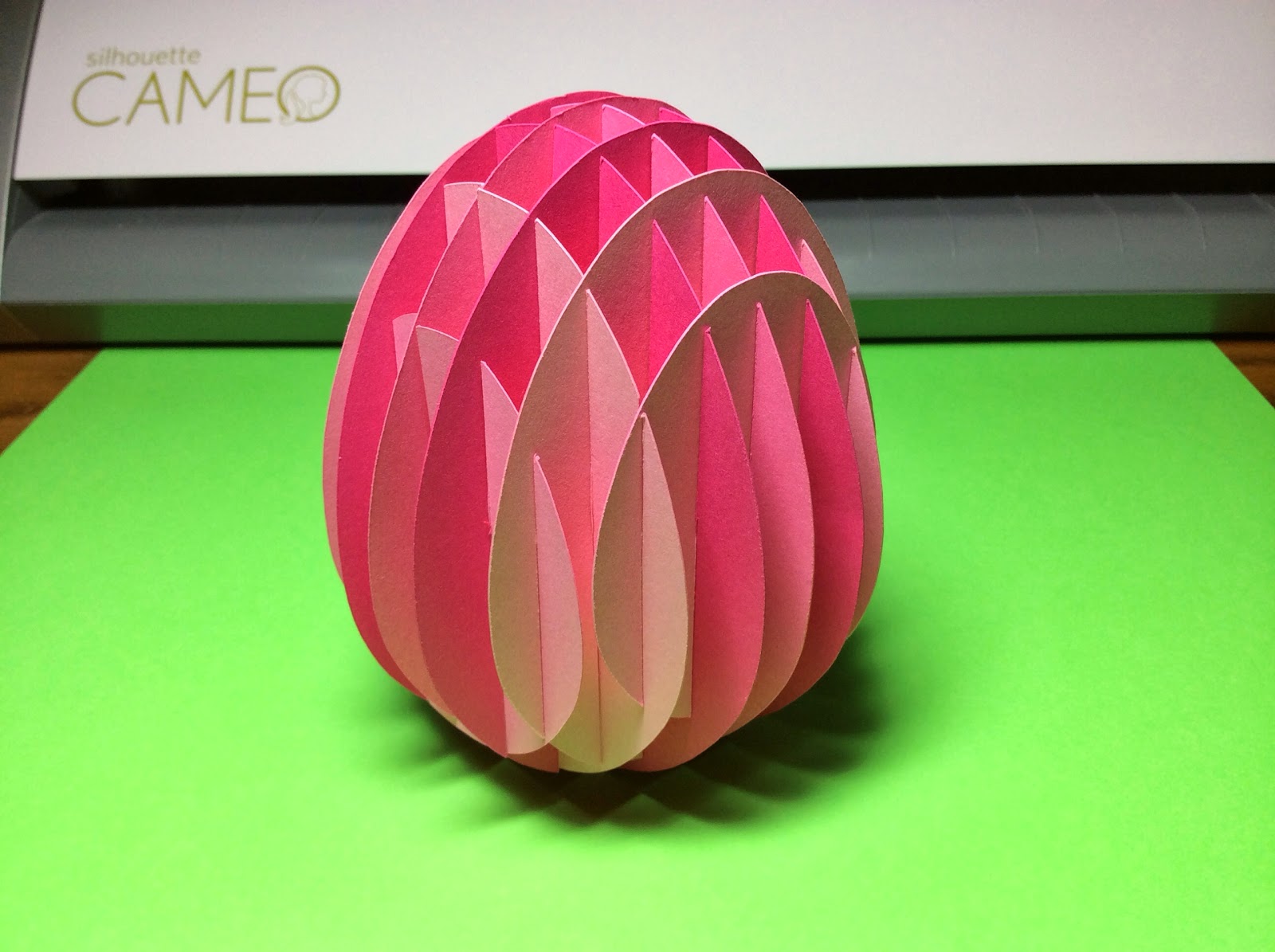 Papercrafts and other fun things Standing a Sliceform Egg on End for