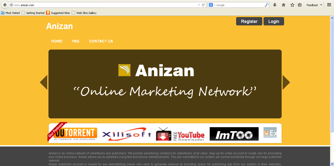 Anizan Google Adsense Alternative Anizan Google Adsense Alternative