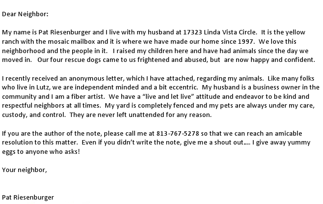 Sample Letters To Neighbors With Barking Dogs Sample Letters To Neighbors With Barking Dogs