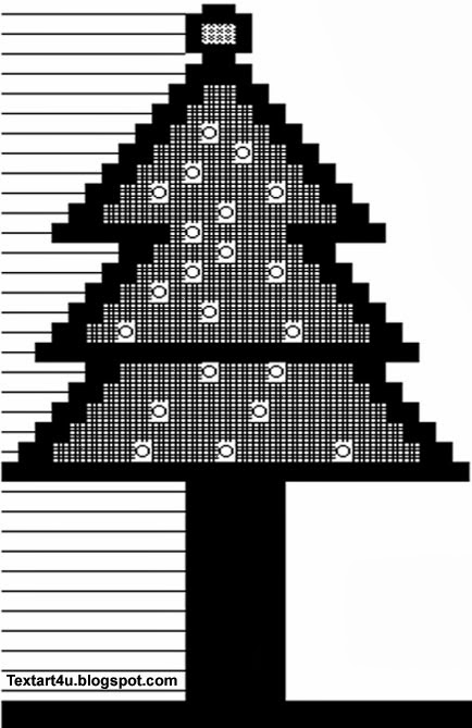 Christmas ascii trees text Christmas Trees ASCII Art For Facebook Comments | Cool ASCII Text Art 4 U