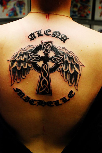 irish cross tattoos. Irish Celtic cross tattoos are