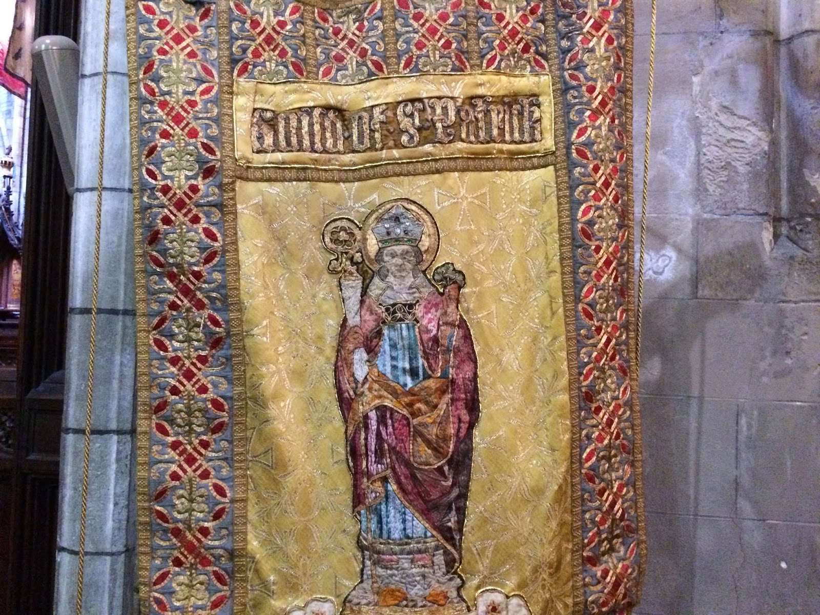 MooshieStitch Embroidered Tapestry in the St. Patrick's Cathedral