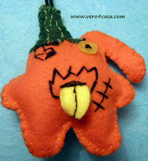 Monstruo calabaza halloween