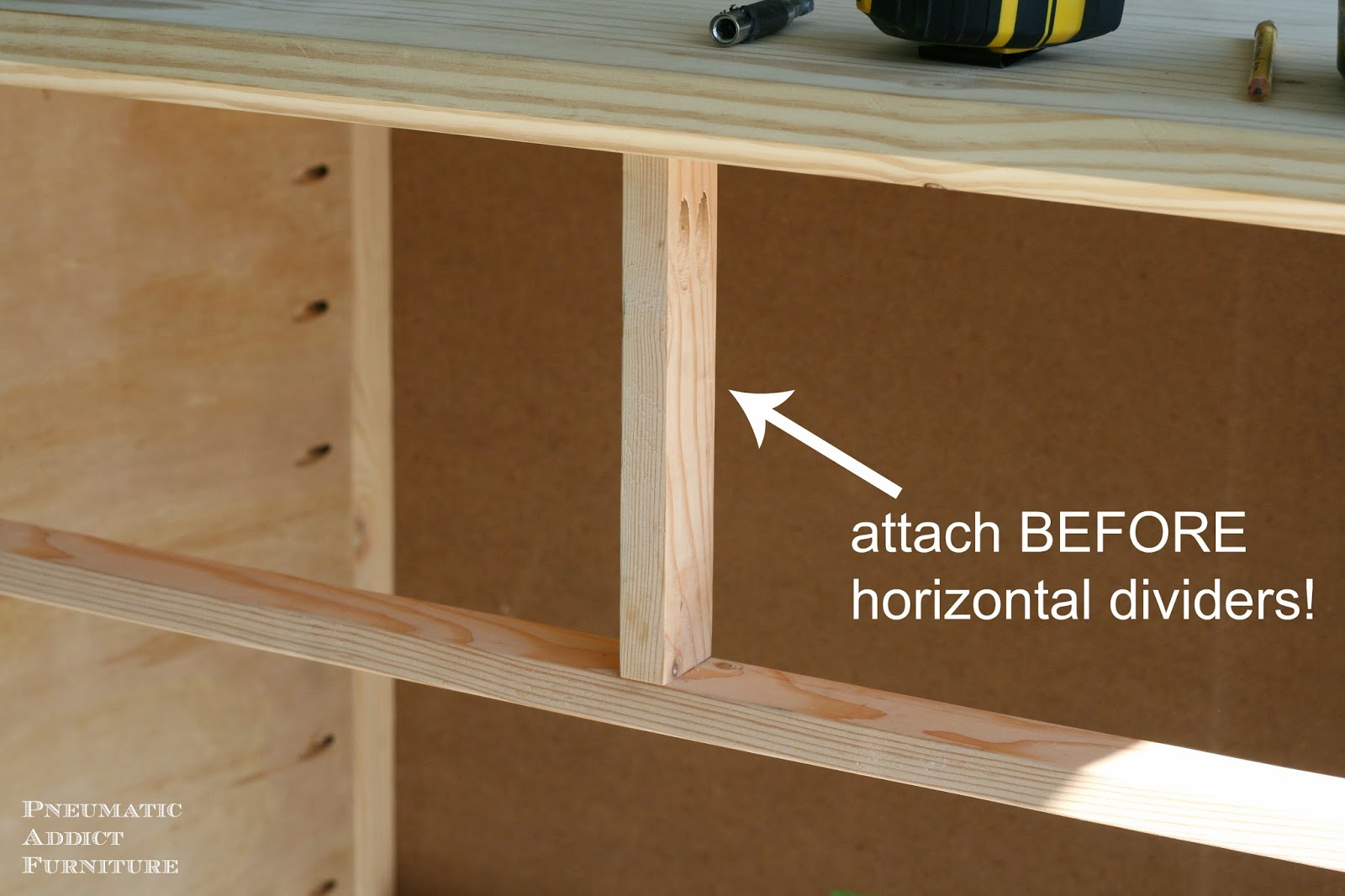 Pneumatic Addict Tall Tapered Leg Dresser