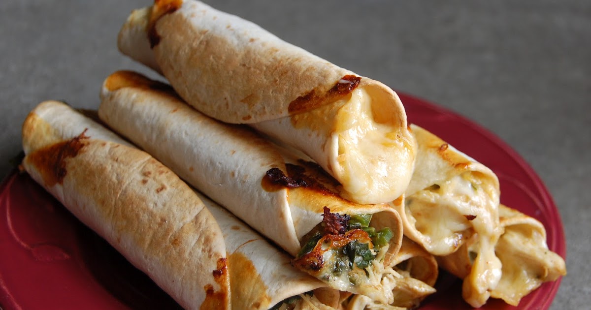 The Adventures of MiniMartha Baked Chicken & Spinach Flautas