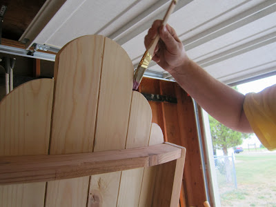 My Sweet Haven: Adirondack-inspired lawn chair.