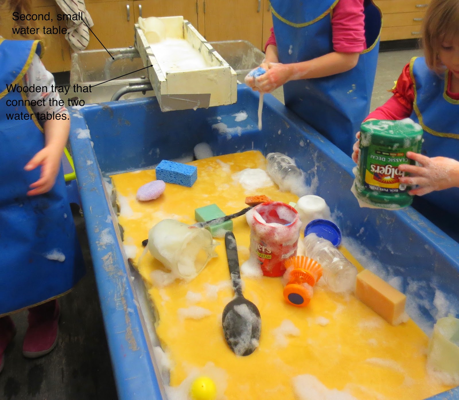 SAND AND WATER TABLES GIANT SPONGE 2014