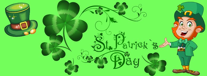 st patricks day fb cover