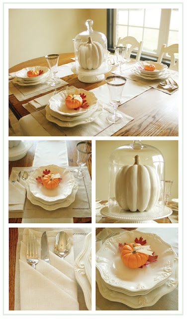 Fall Table Setting www.adorbymelissa.com