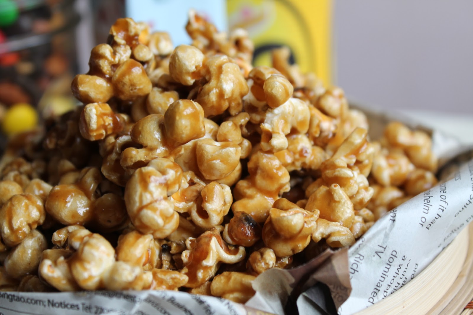 my bare cupboard Easy Toffee Popcorn