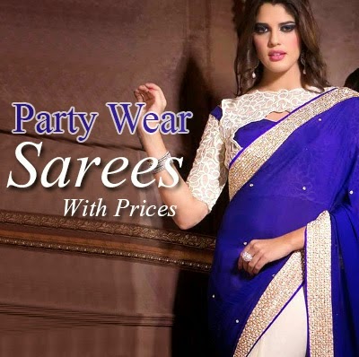 Indian Formal Fancy Sarees for Girls