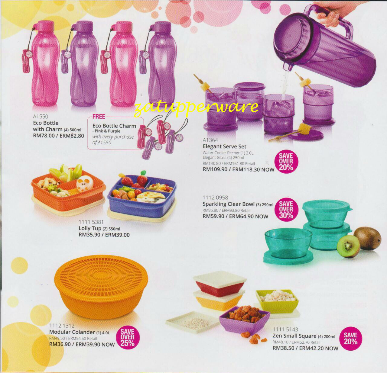 Za Tupperware Brands Malaysia Leaflet Promo 7th31st December 2015