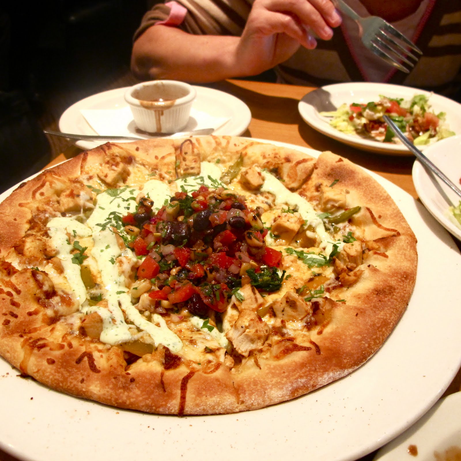 chipotle chicken pizza