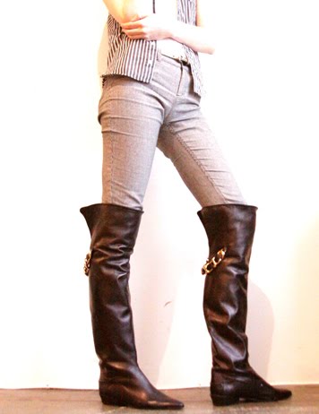 chanel pirate boots