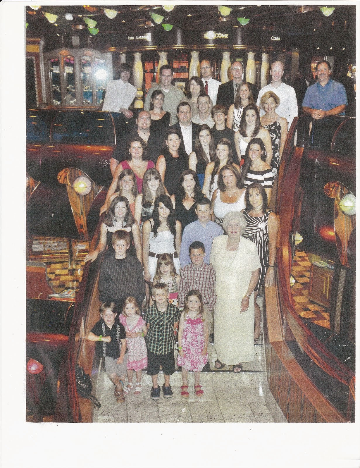 (the late) Paul James Metzger, Jr. family on a cruise in 2013