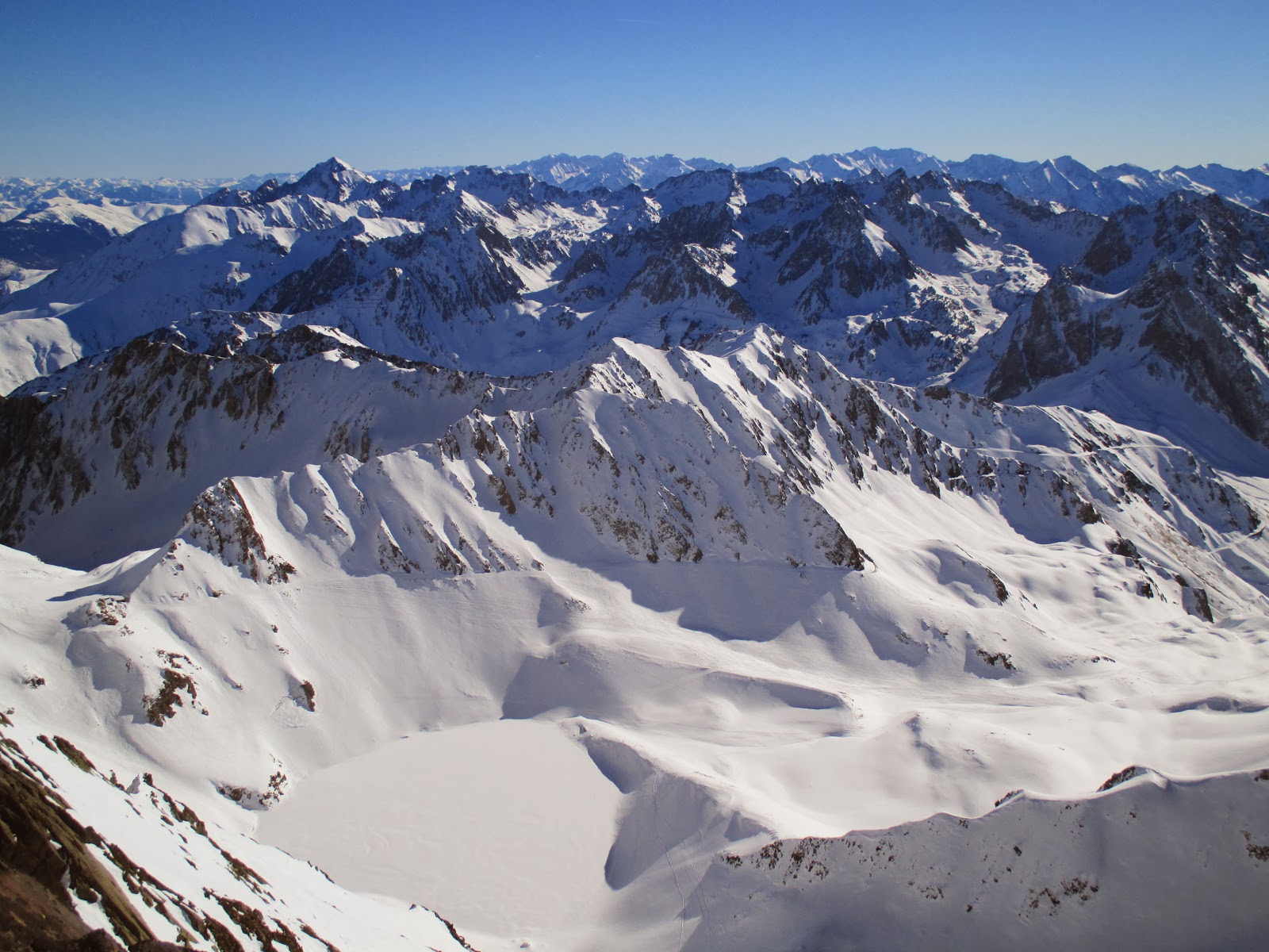 Esqui de montaña: Bareges-col D,Oncet