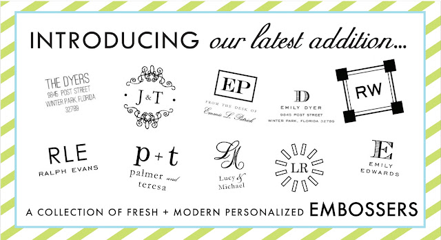 Paper & Ink Designs Personalized Embossers