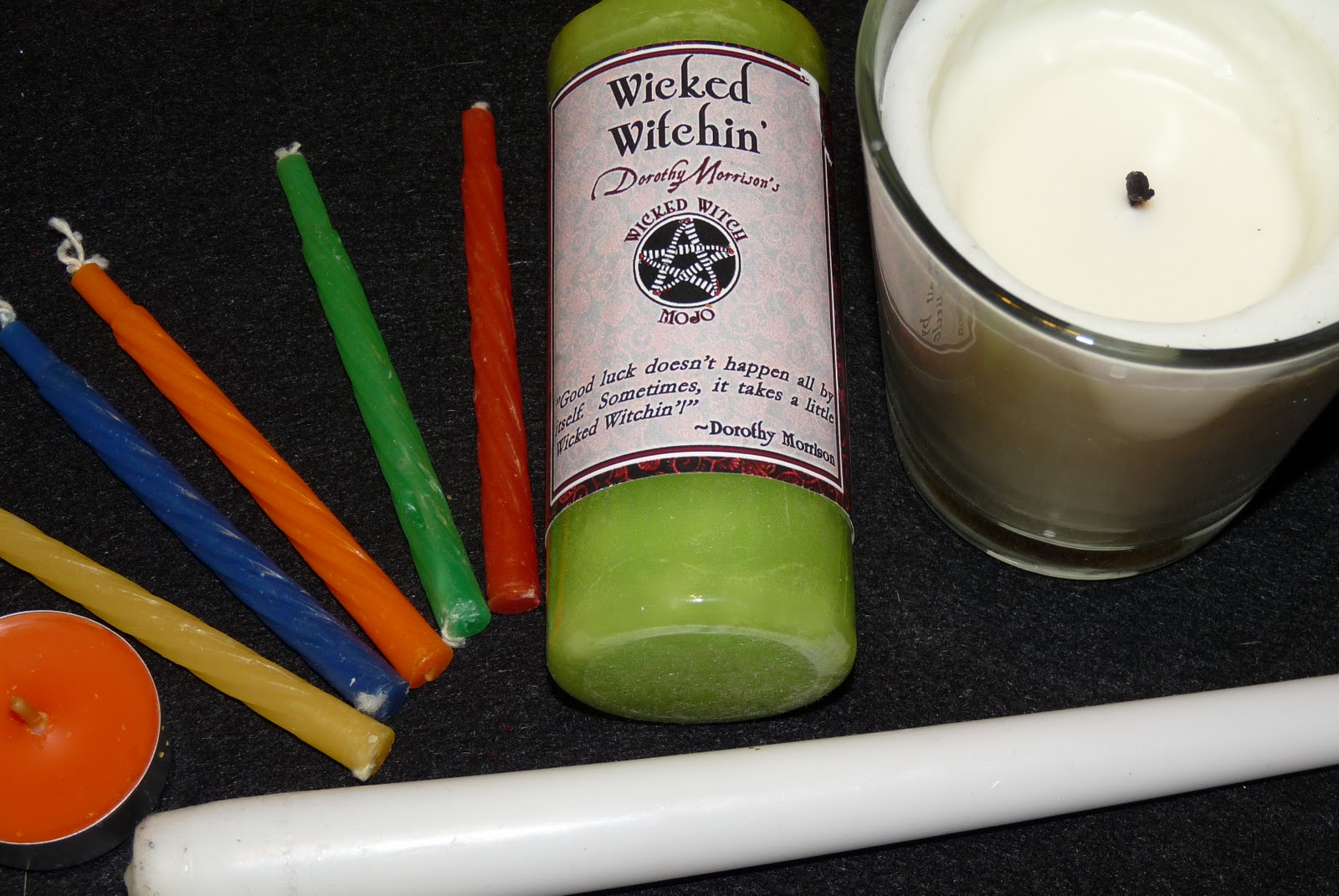 Beneath the Witch's Moon Candle Magick Pagan Blog Project