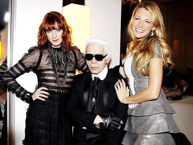 Florence Welch, Karl Lagerfeld Florence Welch, Karl Lagerfeld