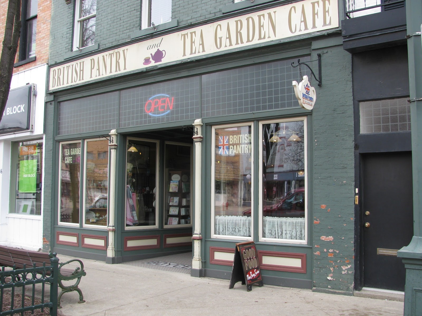 The Traveling Teapot British Tea Garden Tea Room