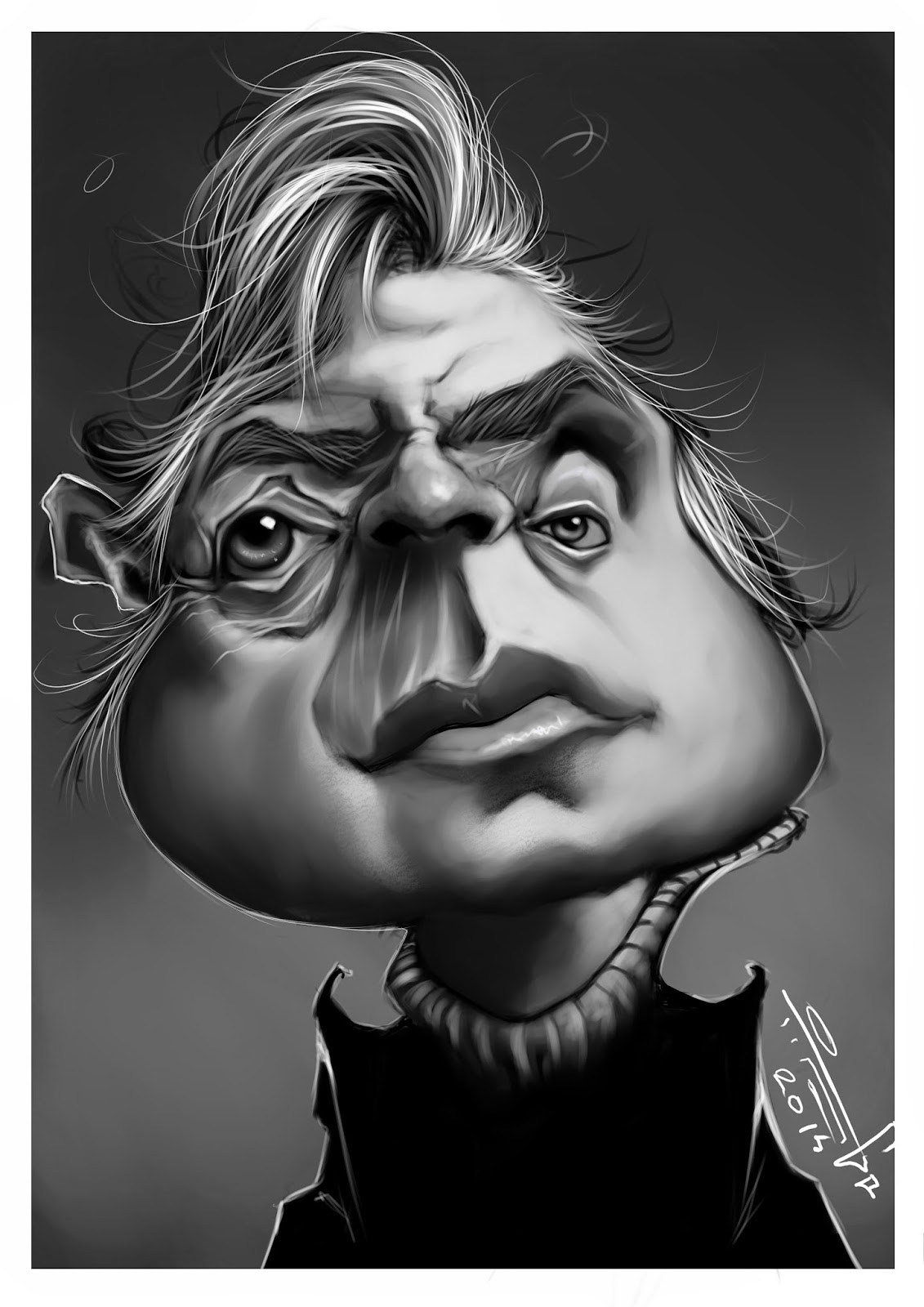 caricaturas francis bacon.