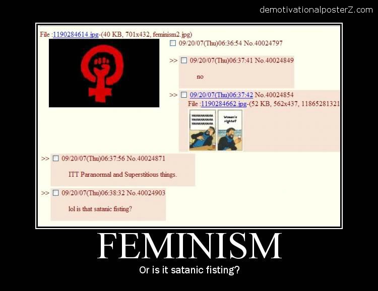 Feminism Demotivational