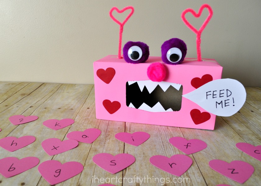 How To Decorate A Valentine Box New Valentine Monster Alphabet And Sight Word Game I Heart Crafty Things How To Decorate A Valentine Box New Valentine Monster Alphabet And Sight Word Game I Heart Crafty Things