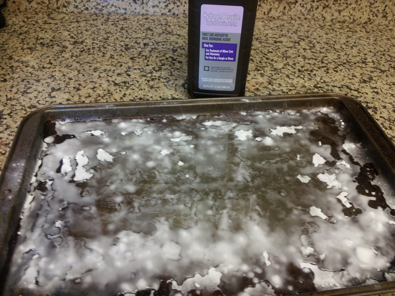 Sunshine and a Summer Breeze Failure Cleaning cookie sheets