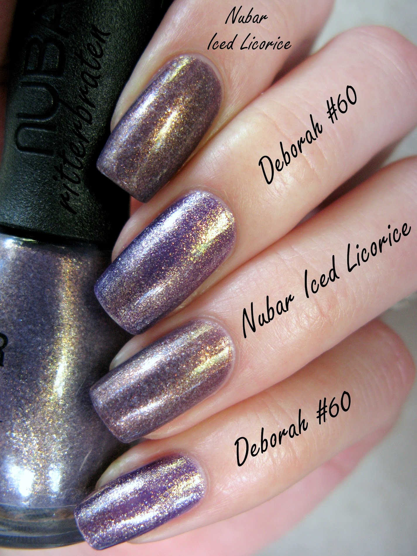 Nubar Iced Licorice comparison