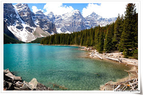 Moraine lake 加拿大 Moraine lake 加拿大