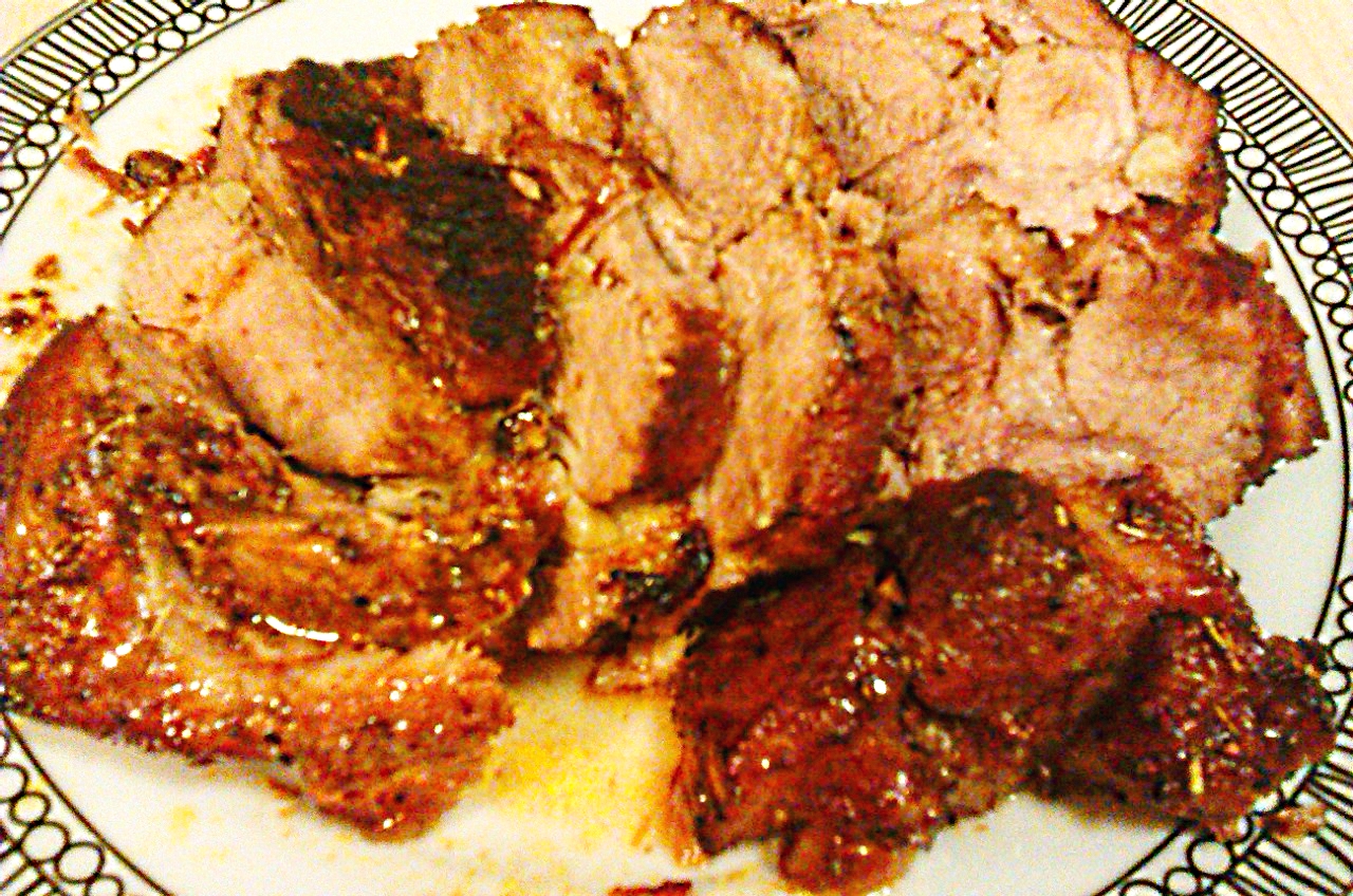 Massive Food Baby Juicy Pork Shoulder Joint with Tasty Marinade and