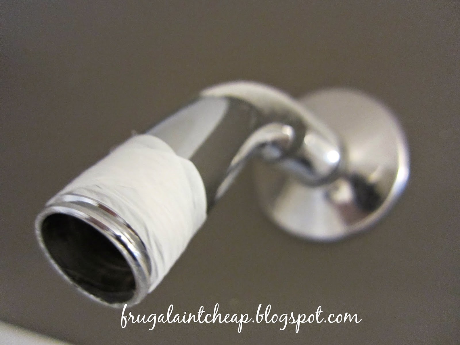 Frugal Ain't Cheap How to change a shower head