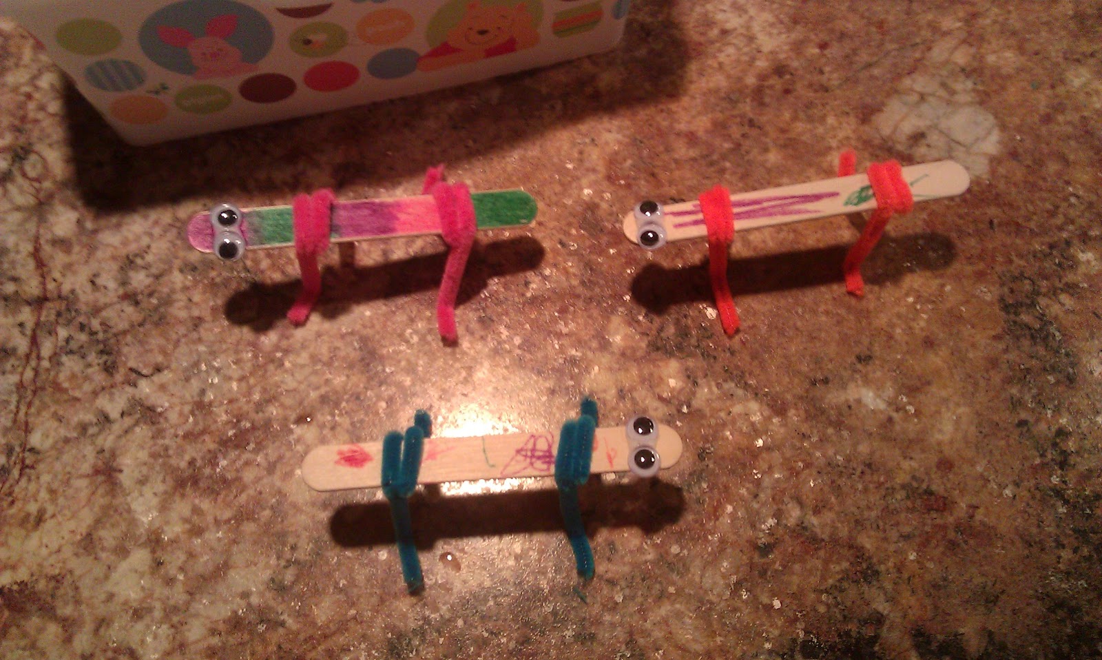 Happy As We Grow: Learning is Fun! Craft Stick Bugs & Painting a pillowcase