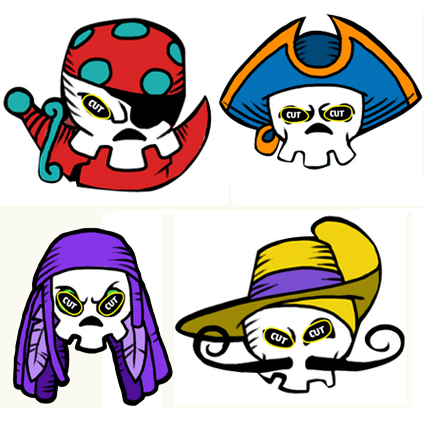 Printable Pirate Masks