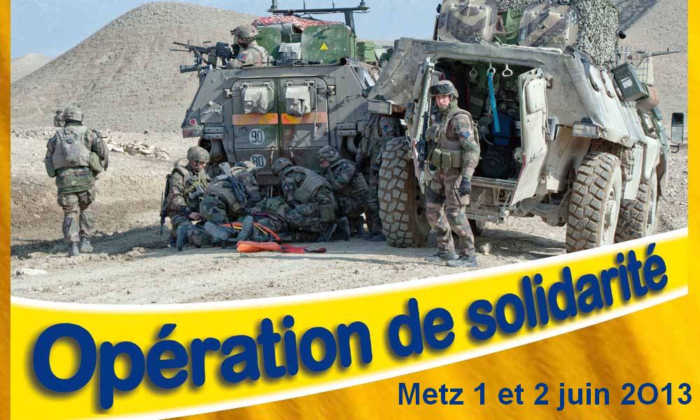  <center>Opération solidarité à Metz<br>1 et 2 juin 2013</center>