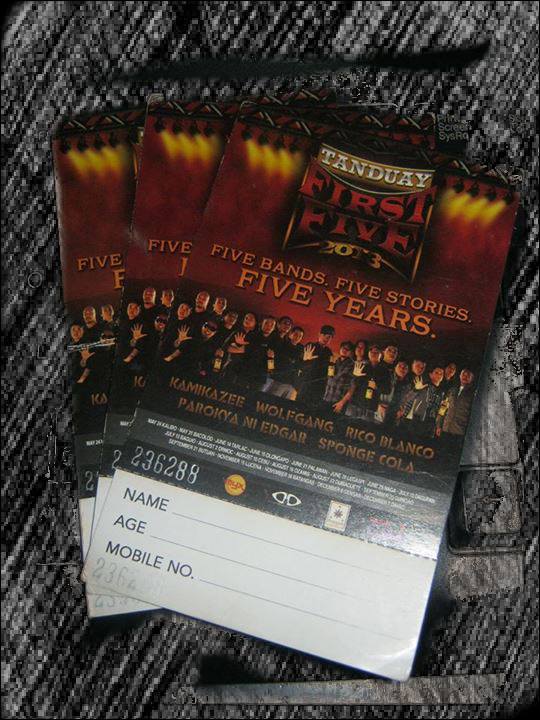 Tanduay-First-Five-2013-tickets