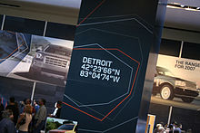 Serba Serbi International Motor Show 2007 NAIAS coordinates
