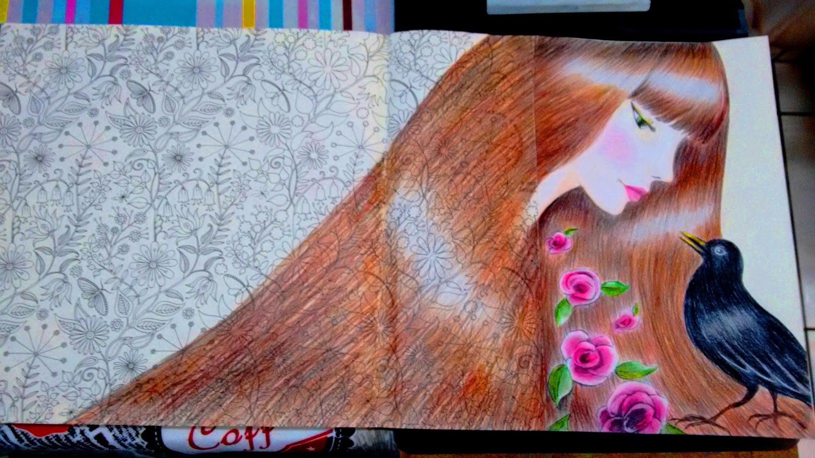 decoracao jardim secreto:Aqui o resultado. Foram mais ou menos 5 horas de pintura! Mas valeu a decoracao jardim secreto:Aqui o resultado. Foram mais ou menos 5 horas de pintura! Mas valeu a